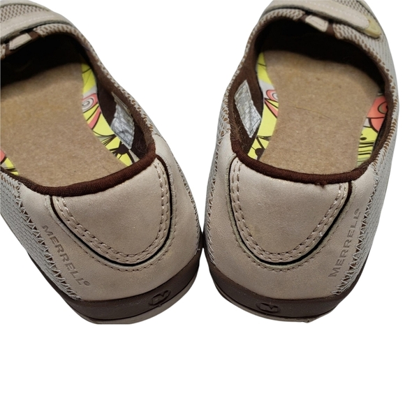 Merrell | Allegro Taupe Round Toe Slip On Performance Comfort Flats Women's 7 - Picture 4 of 10